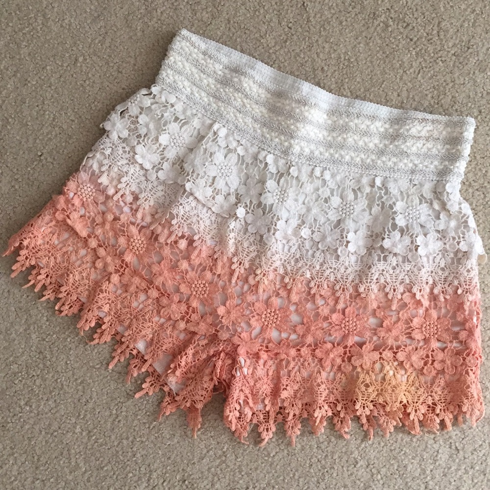 Crochet shorts